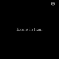امتحانات در ایران