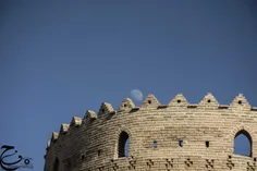 شکار ماه از برج ارگ کریم خان شیراز 