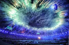 آتش بازی فوق العاده زیبا، در بازی های المپیک 2012 لندن.