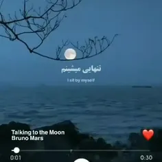 talking to the moon🌙...!♡