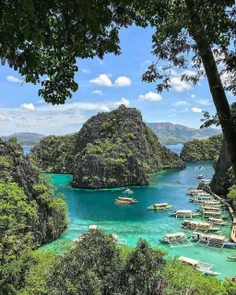 جزیره کورون (Coron) در شمال پالاوان در فیلیپین، یکی از پر