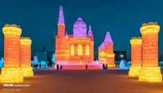 فستیوال #مجسمه های برفی و یخی سیبری ☃️❄