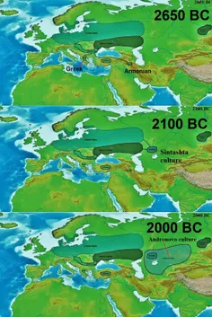 قلمروگستری هندواروپائیان ، از سال 2600 تا 2000 پیش از زاد