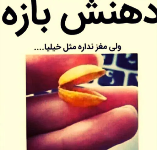 مغزِ کوچک و دهانِ بزرگ