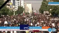 🎥 حضور گسترده مردم برای شرکت در تشییع رئیس‌جمهور شهید و ه