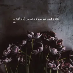 ماها از درون تنهاییم 