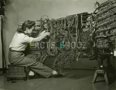 عکسی جالب از نصب یک کامپیوتر IBM در سال ۱۹۵۸