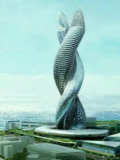 این برج در قالب دو کبرای در هم تنیده در کویت ساخته شده. د
