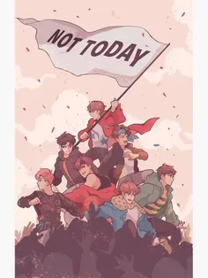 اهنگ NOT TODAY از bts 