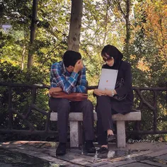Couple on a stone bench | 19 July '15 | iPhone 6 | #aroun