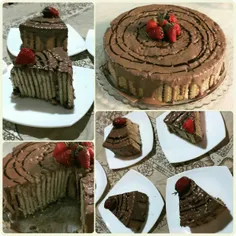 #کیک_یخچالی