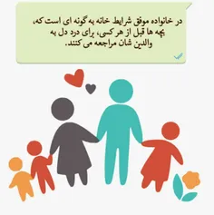 💫 در خانواده 👨‍👩‍👧‍👦موفق شرایط خانه🏡به گونه ای است که بچه