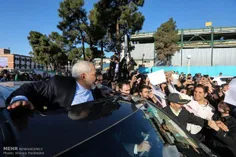 دکتر ظریف در بدو ورود به تهران