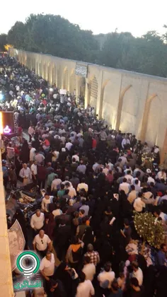ورودی های میدان امام (ره) در شهر اصفهان هنگام سخنرانی سید