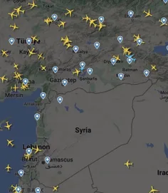 آسمان ترکیه و سوریه 😐