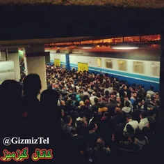 مترو تهران شبیه سازی فاجعه منا