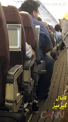 شکستن صندلی یکی از هواپیماهای ایرانی توسط مسافر برای جا ش