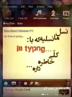 ..is typing