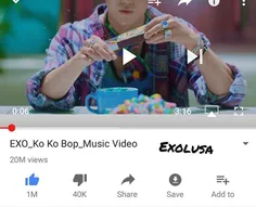 بازدید ام وی #kokobop از مرز 20 میلیون گذشت^^