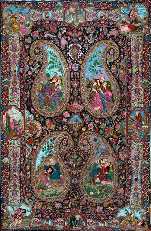 این فرش ایرانیه ، این هنر ایرانیه.