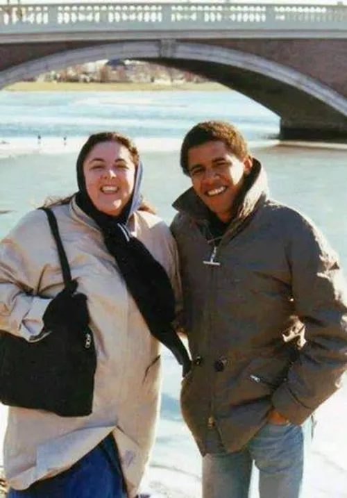 اوباما و همسرش در كنار پل كارون اهواز