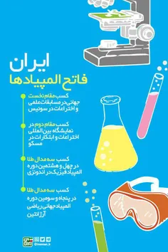 ایرانیان فاتحان المپیادهای علمی جهان