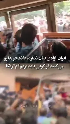 🎥دانشجویان شورشی ایران vs  دانشجویان متحصن دانشگاه‌های آم