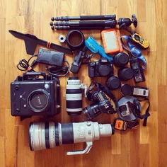 Some of the gear for my @natgeo #DenaliNationalPark assig