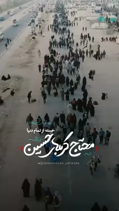 خسته از تمام دنیا و محتاج کربلای حسین