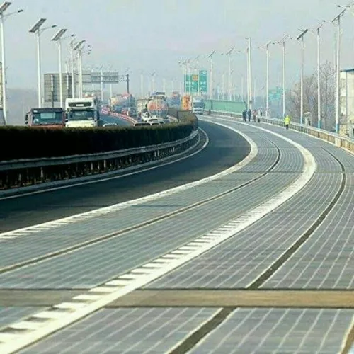 چین اولین بزرگراه با کفپوش سلول های خورشیدی را افتتاح کرد