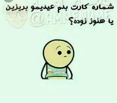 😂شماره کارت بدم یا هنوز زوده؟