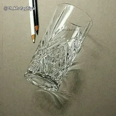 #نقاشی لیوان تکنیک مداد رنگی
