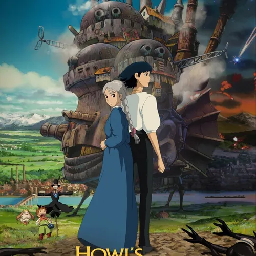 💫  پوستر جدید انیمه Howl's Moving Castle به مناسبت بیست س