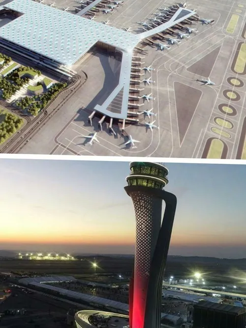 چند روزی است ترکیه بزرگترین فرودگاه جهان را برای جشن 95 س