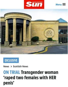 ⭕️ یک تراجنسیتی با ظاهری زنانه در اسکاتلند به دو زن تجاوز
