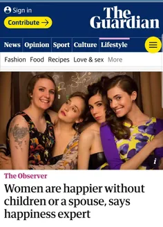 تحقیقات نشون داده، سالم‌ترین و شادترین گروه زنان، آن‌هایی