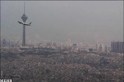عکس هوایی از تهران