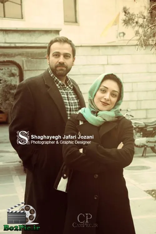 آرش مجیدی و همسرش میلیشا مهدی نژاد
