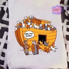 واقعا کاش حضرت نوح فقط گربه سوار کشتی میکرد😂