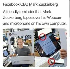 ▪ ️ مارک #زاکربرگ موسس #فیسبوک در حالی با لپ تاپ خود کار 