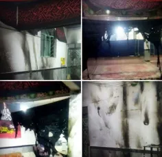 حمله عوامل منافقین به مسجد امام هادی(ع) خرم‌آباد