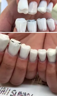 ناخن های دندانی مد جدید دنیای زیبایی