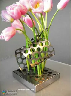 #خلاقیت در#طراحی گلدان#بازیافت