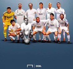 سایت گُل | تیم منتخب 11 نفره رئال مادرید در تمام تاریخ