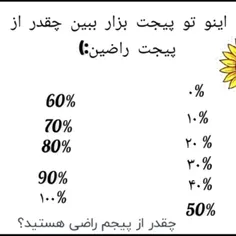 چقدر ازپیچم راضی هستین لطفا توکامنتابگید 💜💜