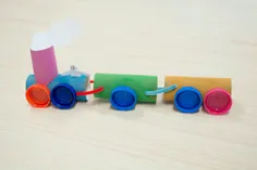 #ایده‌های ساده و جالب برای ساخت #کاردستی قطار 