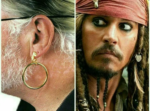 دزدان دریایی همیشه از گوشواره در گوش خود استفاده می کردند