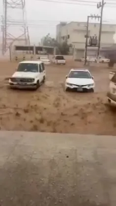 سیل فاجعه بار در شهر مدینه عربستان