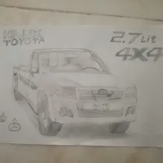 Drawing toyota hiluxطراحی تویوتا هایلوکس2012