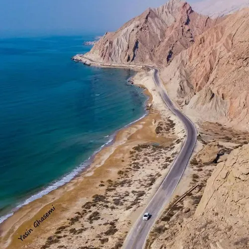 ایران - هرمزگان - بندرلنگه - جاده ساحلی مقام
